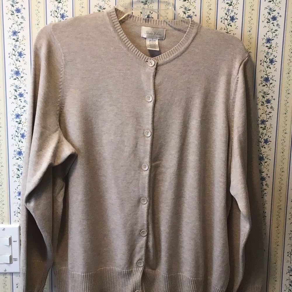 beige cardigan, 1X. NWOT